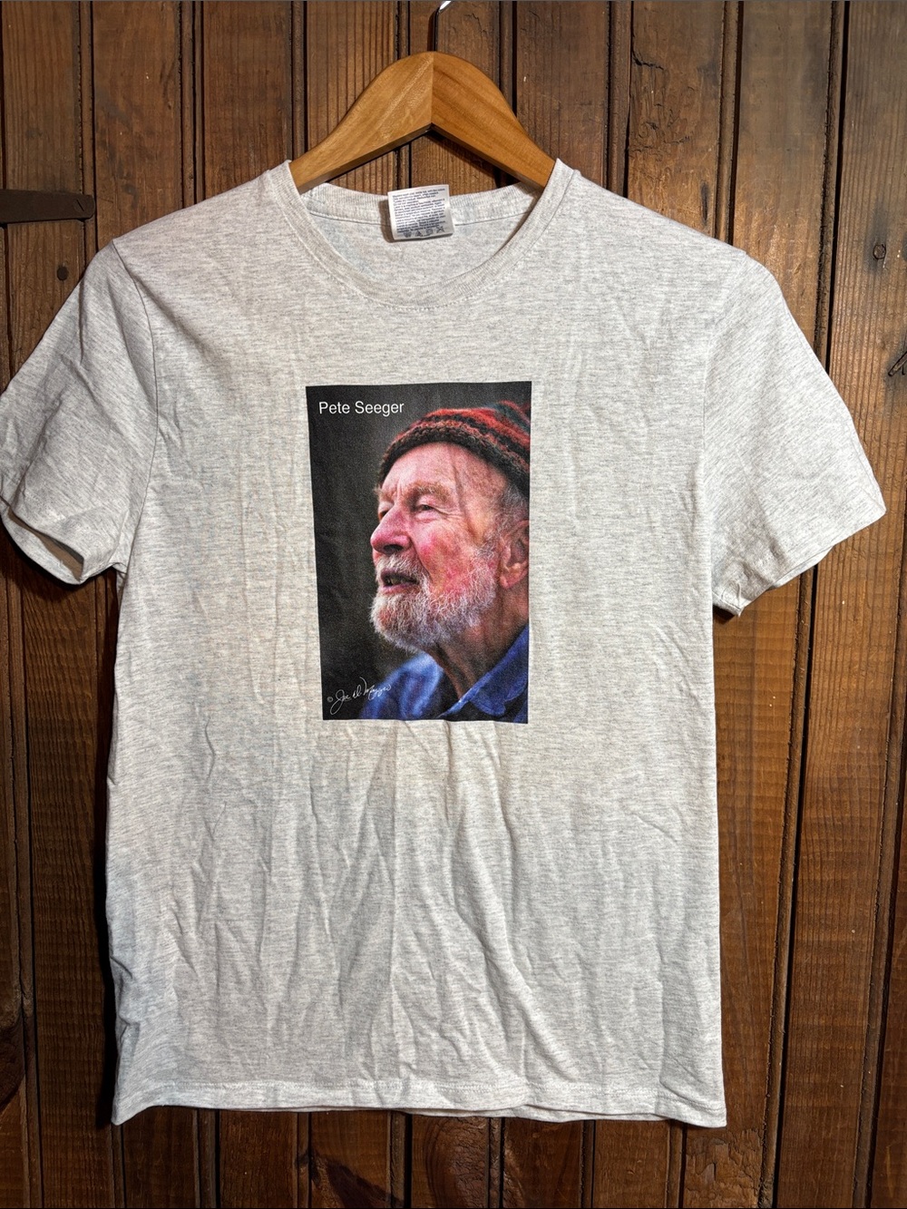 Pete Seeger 2013 Tour Graphic Tee - Light Gray T-Shirt
